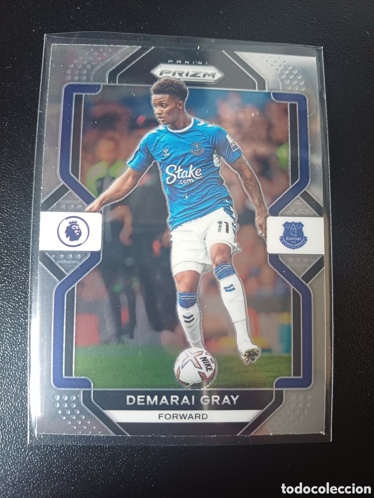 Cromos de F&uacute;tbol: #236 DEMARAI GRAY EVERTON PANINI PRIZM PREMIER LEAGUE 2022-23