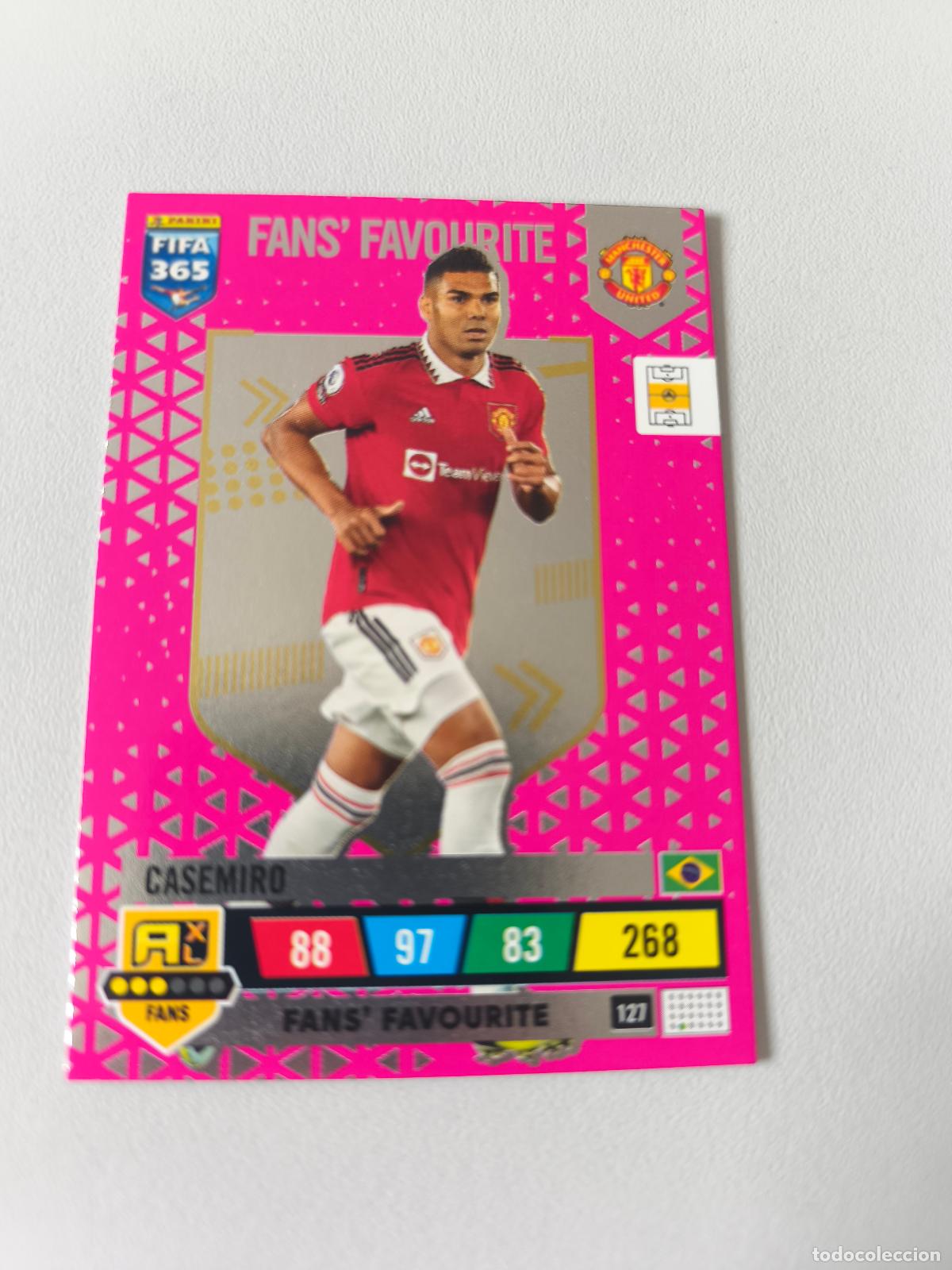 Figurine di Calcio: FIFA 365 ADRENALYN XL 2023 CASEMIRO 127 FANS FAVOURITE ALB FIFA