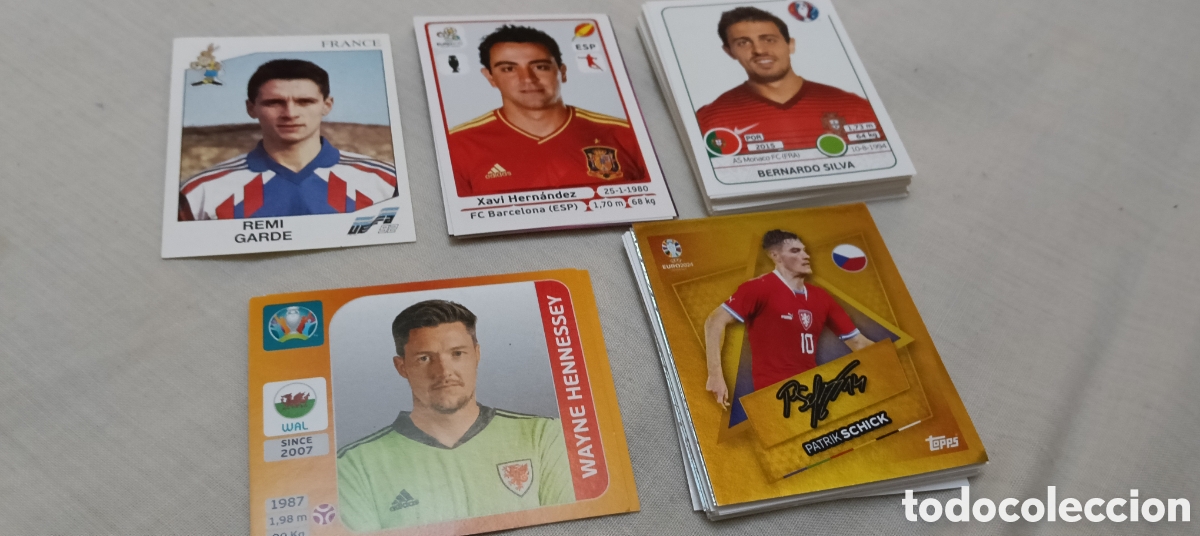 Figurine di Calcio: Lote de cromos de las Eurocopas