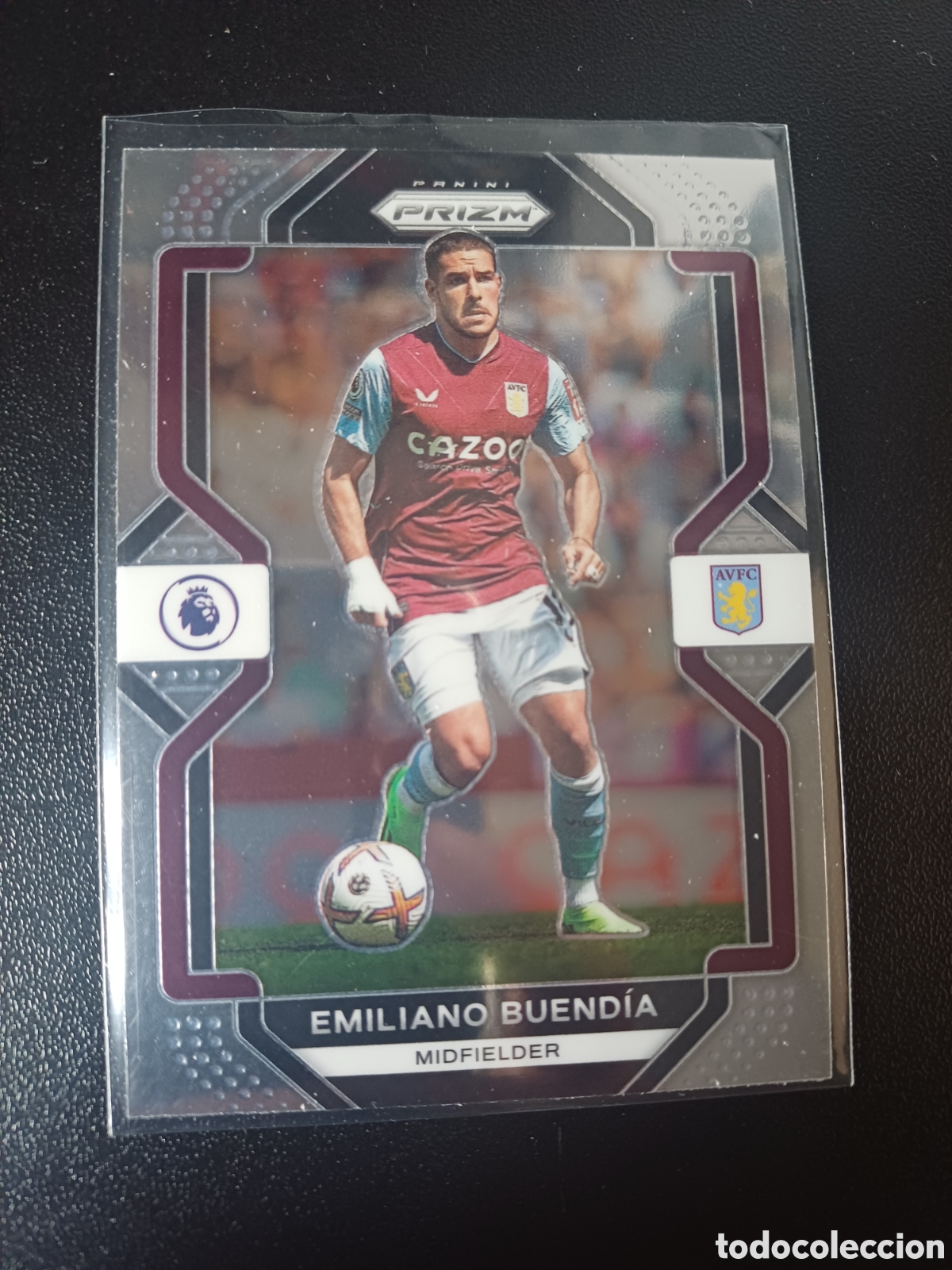 Cromos de F&uacute;tbol: #279 EMILIANO BUENDIA ASTON VILLA PANINI PRIZM PREMIER LEAGUE 2022-23
