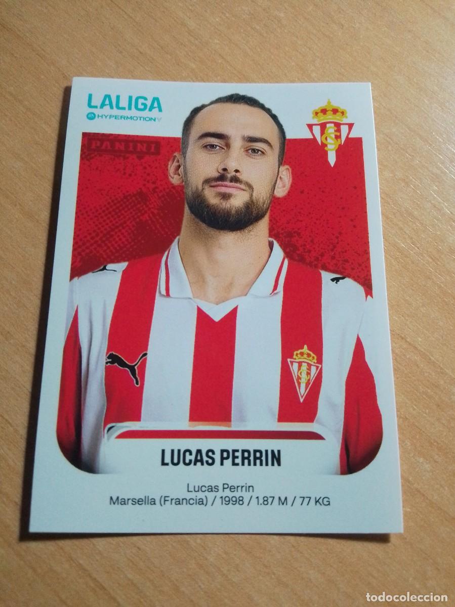 Cromos de F&uacute;tbol: 370 LUCAS PERRIN DEL SPORTING DE GIJON 2&ordf; DIVISION HYPERMOTION 25 26 PANINI 2025 2026 NUEVO