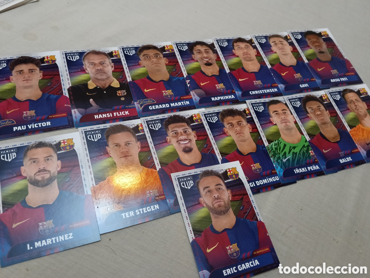 Cromos de F&uacute;tbol: Lote Panini club del Fc Barcelona 24 25