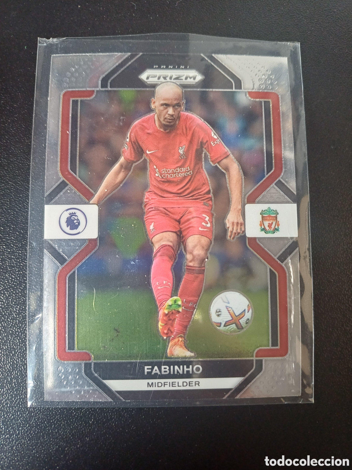 Cromos de F&uacute;tbol: #186 FABINHO LIVERPOOL FC PANINI PRIZM PREMIER LEAGUE 2022-23