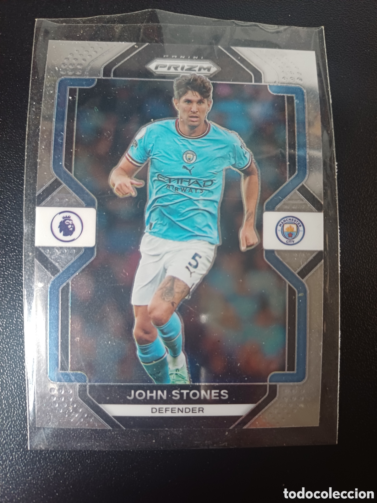 Cromos de F&uacute;tbol: #014 JOHN STONES MANCHESTER CITY PANINI PRIZM PREMIER LEAGUE 2022-23