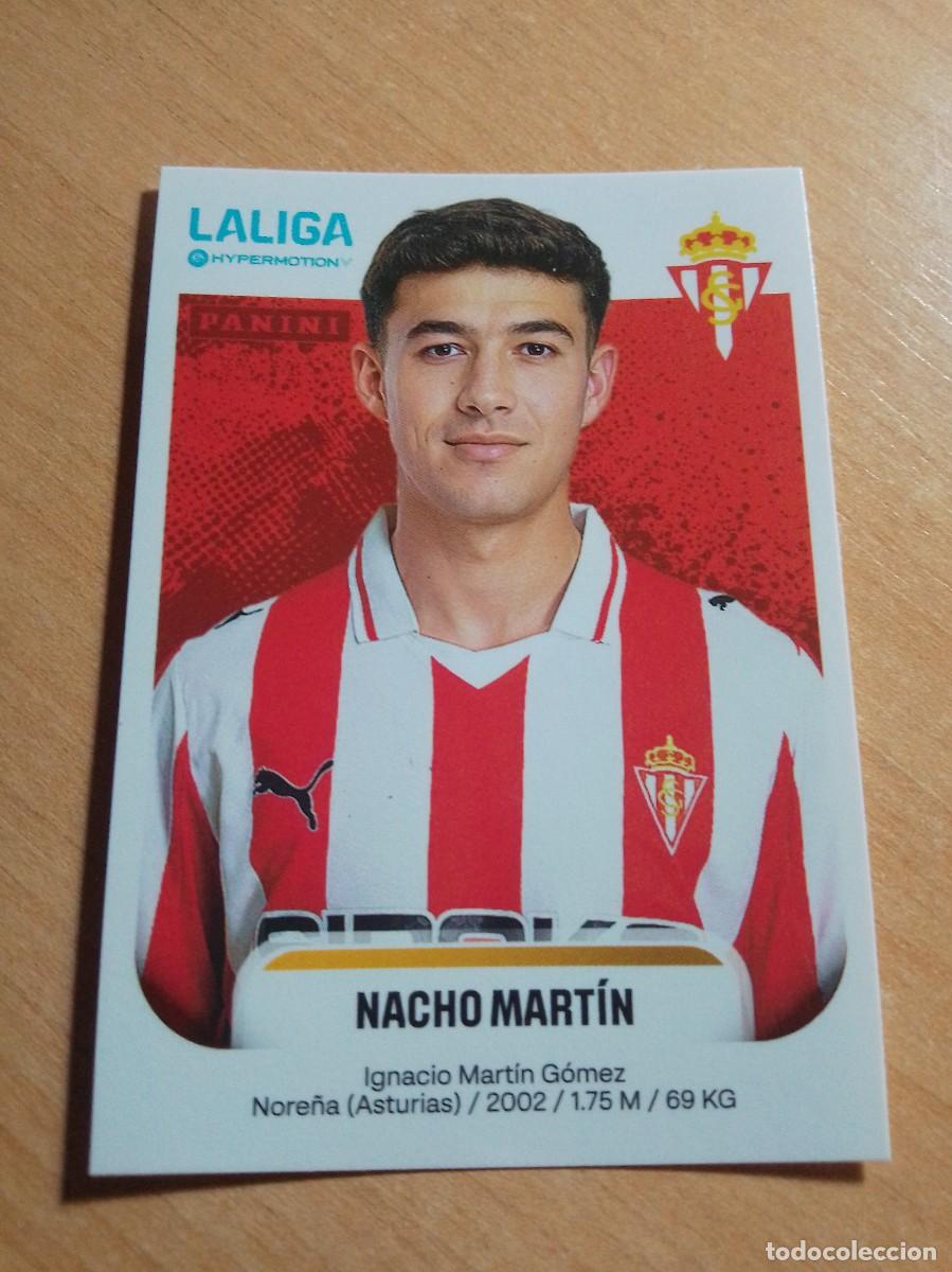 Cromos de F&uacute;tbol: 373 NACHO MARTIN DEL SPORTING DE GIJON 2&ordf; DIVISION HYPERMOTION 25 26 PANINI 2025 2026 NUEVO