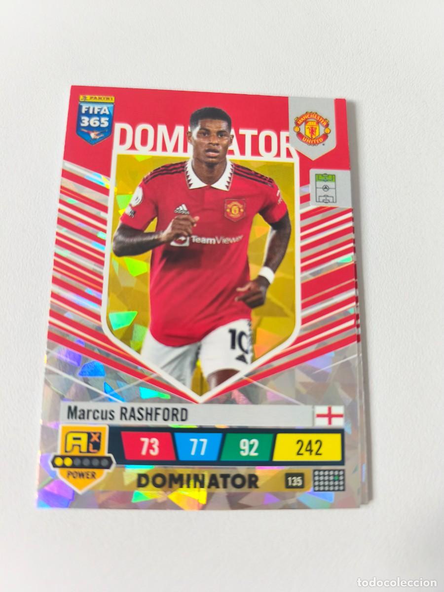Cromos de F&uacute;tbol: FIFA 365 ADRENALYN XL 2023 MARCUS RASHFORD DOMINATOR 135 ALB FIFA