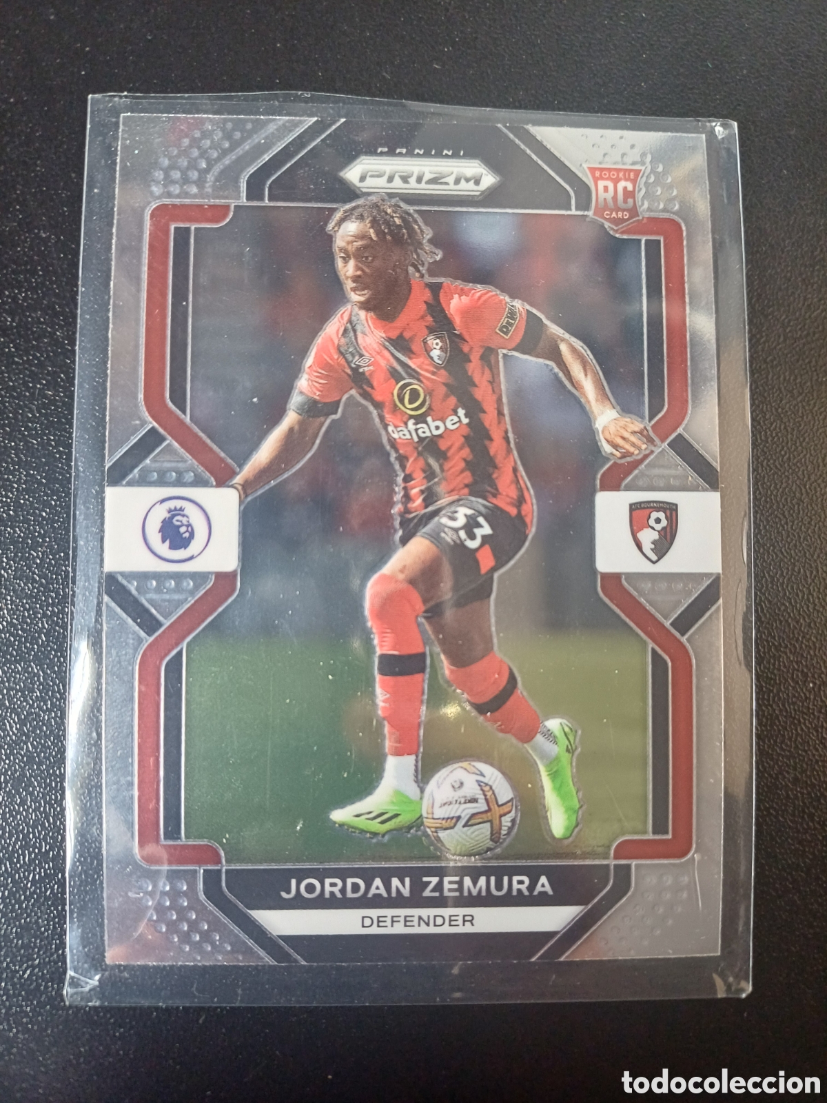 Figurine di Calcio: #222 JORDAN ZEMURA AFC BOURNEMOUTH ROOKIE CARD PANINI PRIZM PREMIER LEAGUE 2022-23