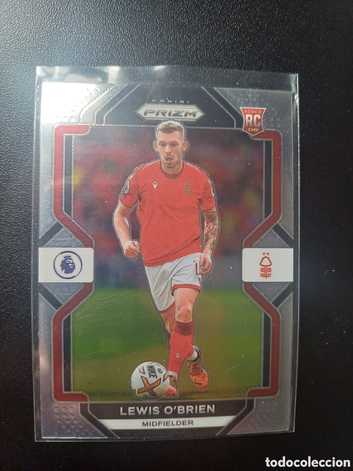 Cromos de F&uacute;tbol: #144 LEWIS O&acute;BRIEN NOTTINGHAM FOREST ROOKIE PANINI PRIZM PREMIER LEAGUE 2022-23