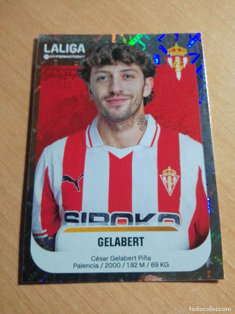 Cromos de F&uacute;tbol: 376 GELABERT DEL SPORTING DE GIJON 2&ordf; DIVISION HYPERMOTION 25 26 PANINI 2025 2026 NUEVO