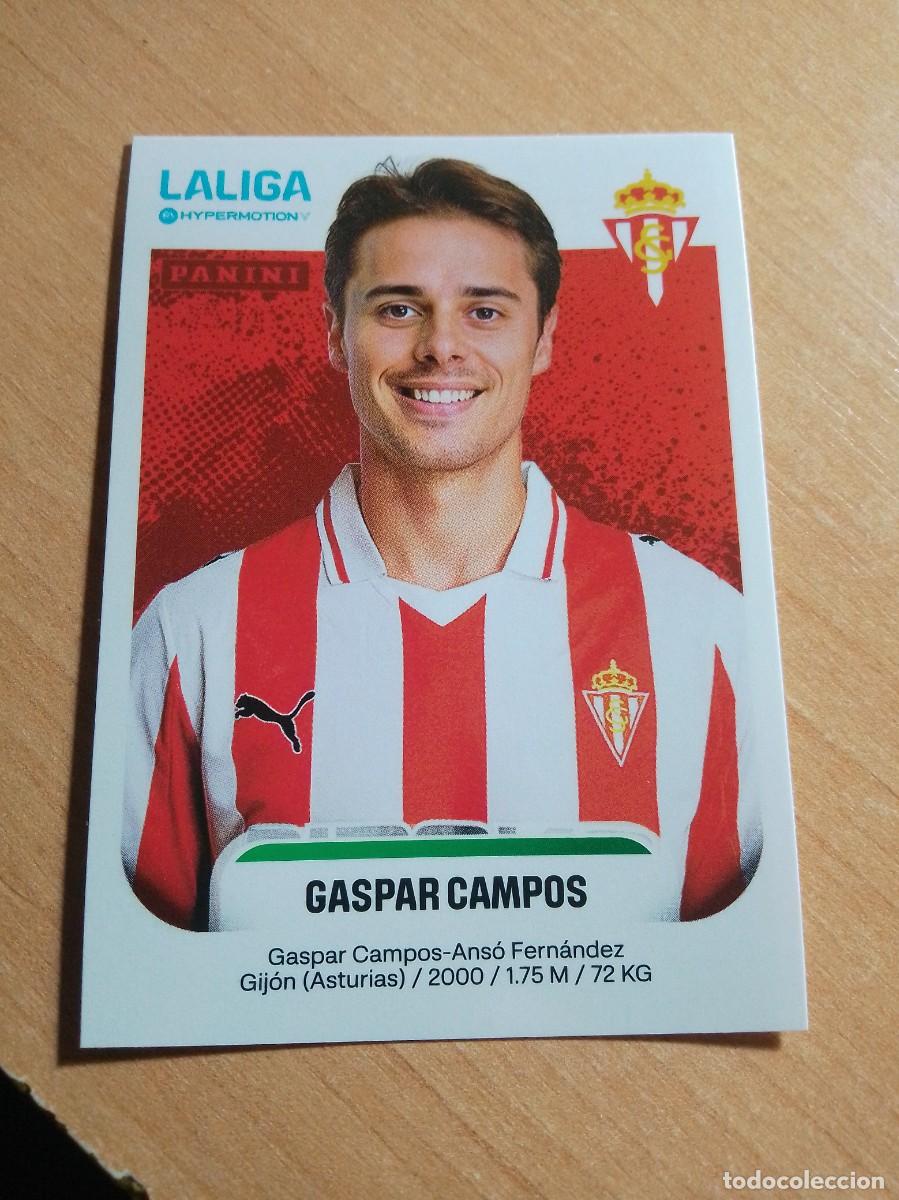 Cromos de F&uacute;tbol: 377 GASPAR CAMPOD DEL SPORTING DE GIJON 2&ordf; DIVISION HYPERMOTION 25 26 PANINI 2025 2026 NUEVO