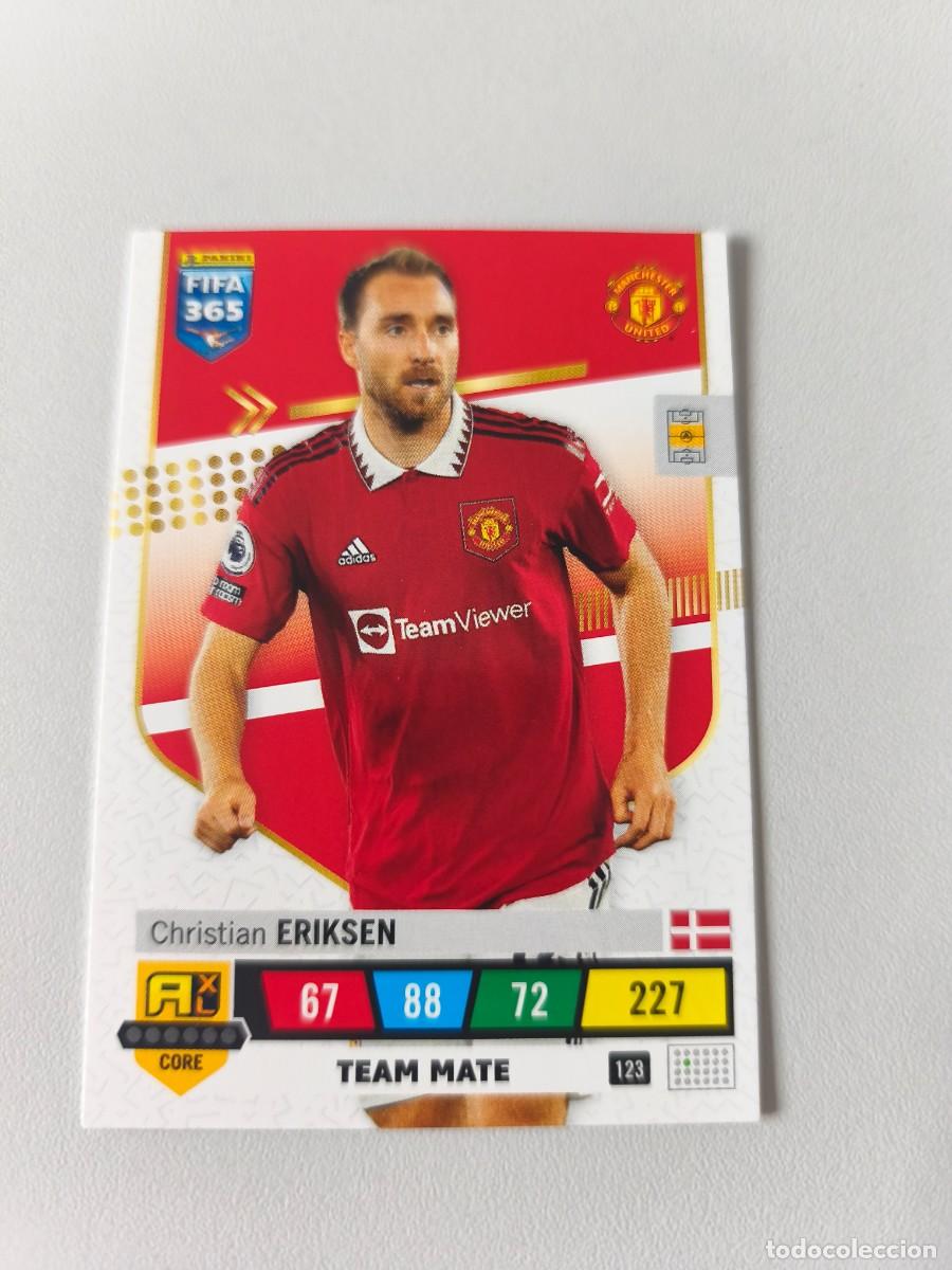 Cromos de F&uacute;tbol: FIFA 365 ADRENALYN XL 2023 CHRISTIAN ERIKSEN 123 ALB FIFA