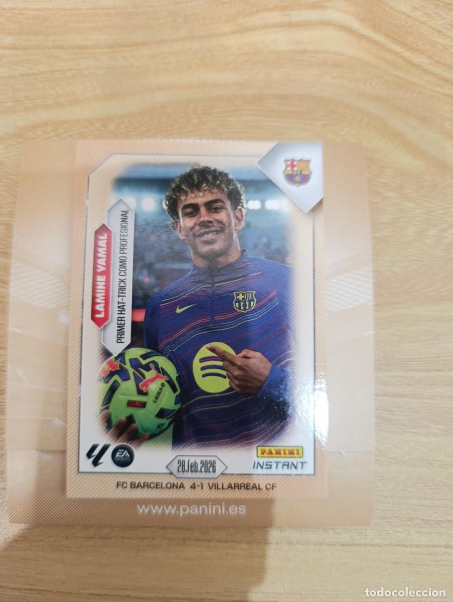 Fu&szlig;ball-Sticker: Lamine Yamal Panini instant Hat Trick al Villarreal