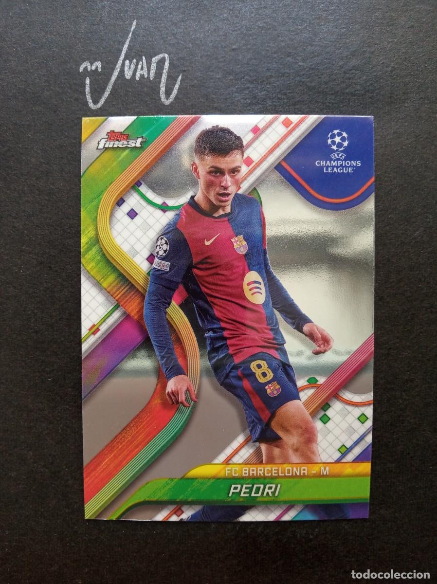Fu&szlig;ball-Sticker: N&ordm; 136 PEDRI FC BARCELONA ESPA&Ntilde;A ⚽ TOPPS &reg; FINEST UEFA CHAMPIONS LEAGUE 2024 2025 24 25 NUEVO