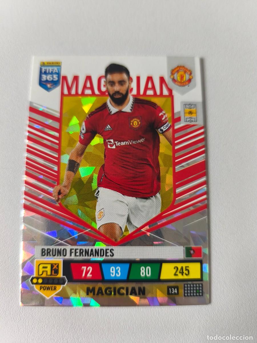 Cromos de F&uacute;tbol: FIFA 365 ADRENALYN XL 2023 BRUNO FERNANDES MAGICIAN 134 ALB FIFA