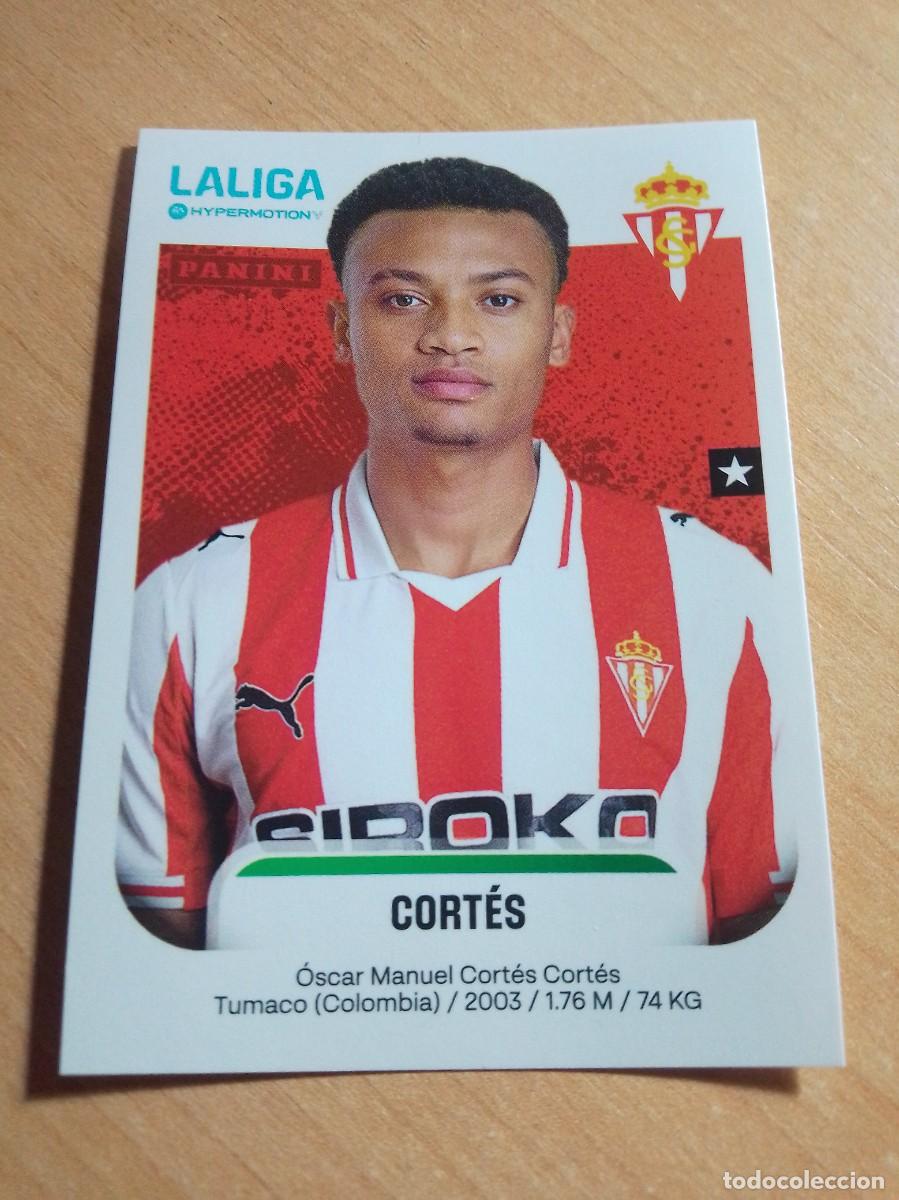 Fu&szlig;ball-Sticker: 378 CORTES DEL SPORTING DE GIJON 2&ordf; DIVISION HYPERMOTION 25 26 PANINI 2025 2026 NUEVO