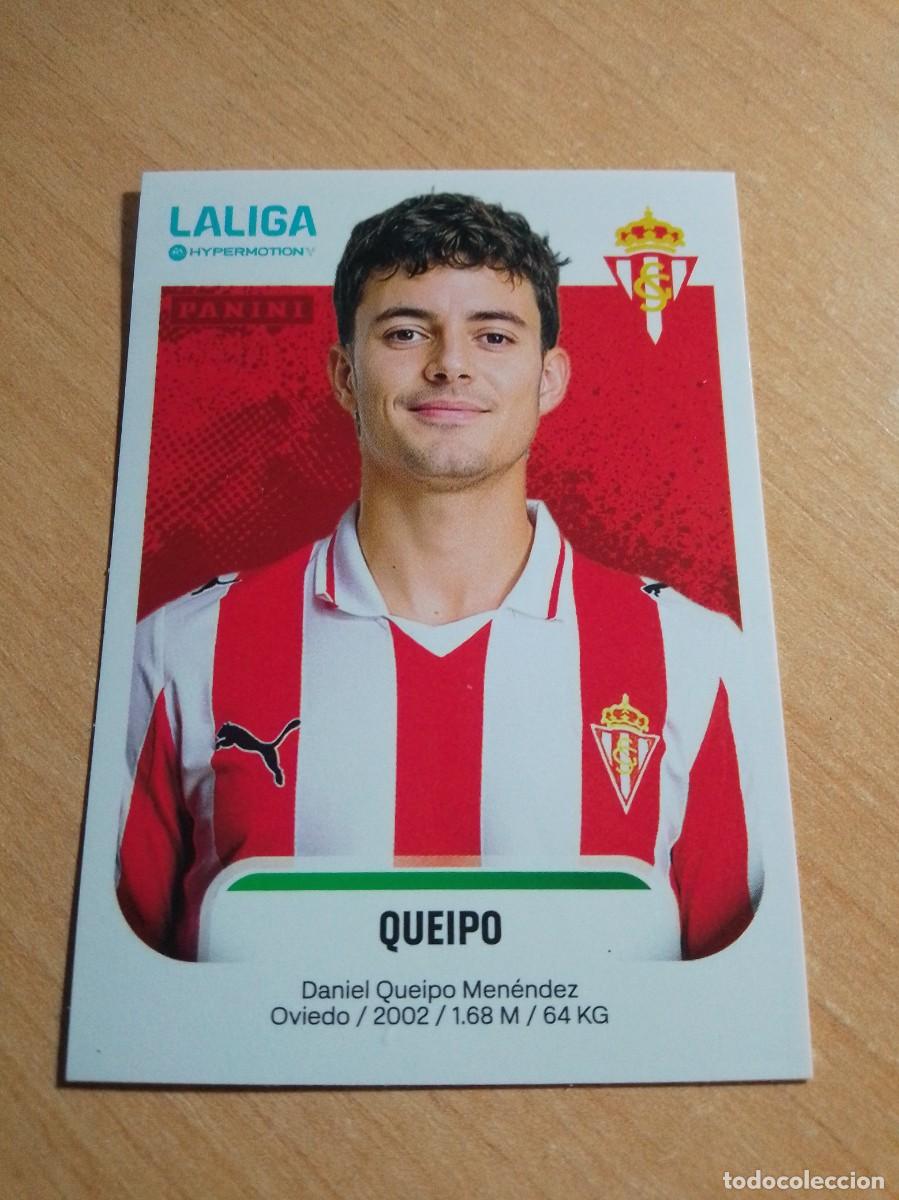Football Stickers: 379 B QUEIPO DEL SPORTING DE GIJON 2&ordf; DIVISION HYPERMOTION 25 26 PANINI 2025 2026 NUEVO