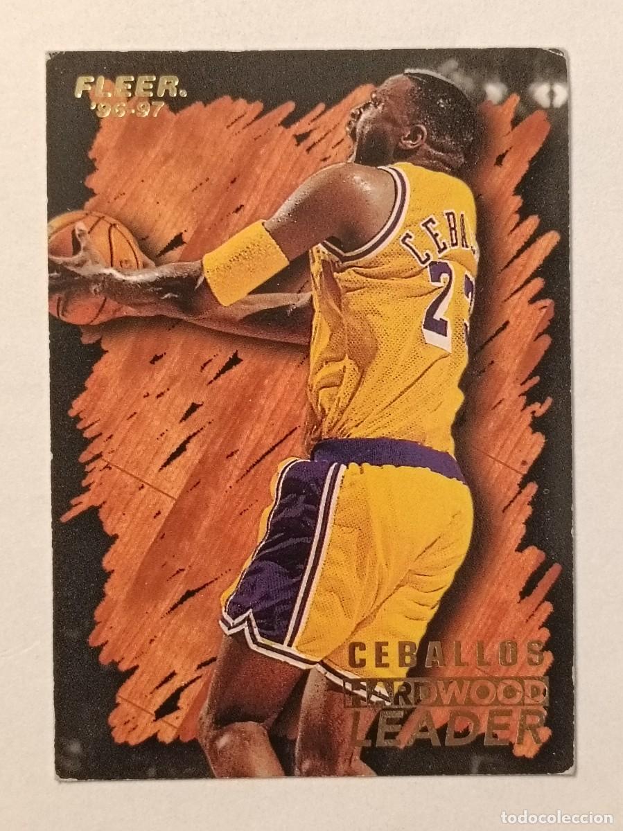 Cromos de Futebol: #132 CEDRIC CEBALLOS (LOS ANGELES LAKERS) CARDS NBA 96/97 FLEER