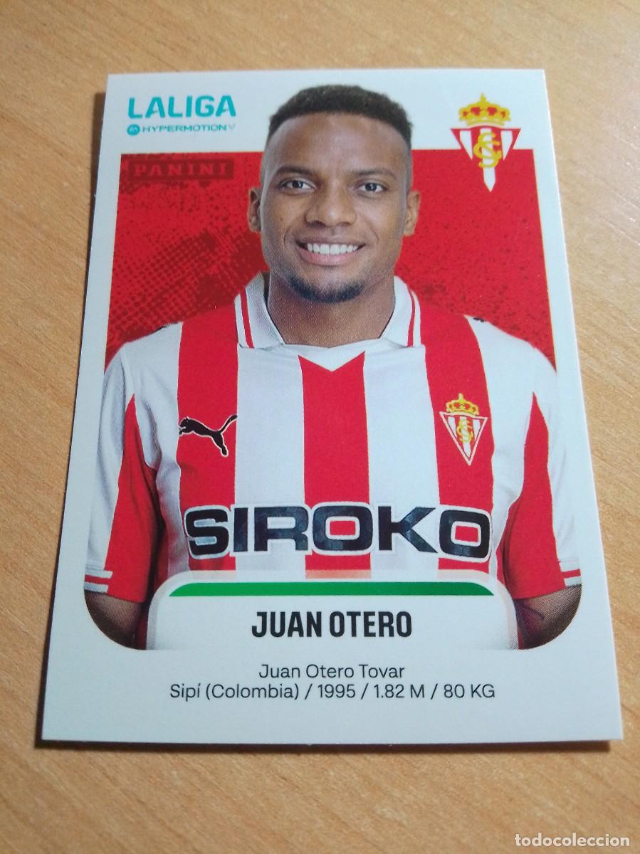 Cromos de Futebol: 381 JUAN OTERO DEL SPORTING DE GIJON 2&ordf; DIVISION HYPERMOTION 25 26 PANINI 2025 2026 NUEVO