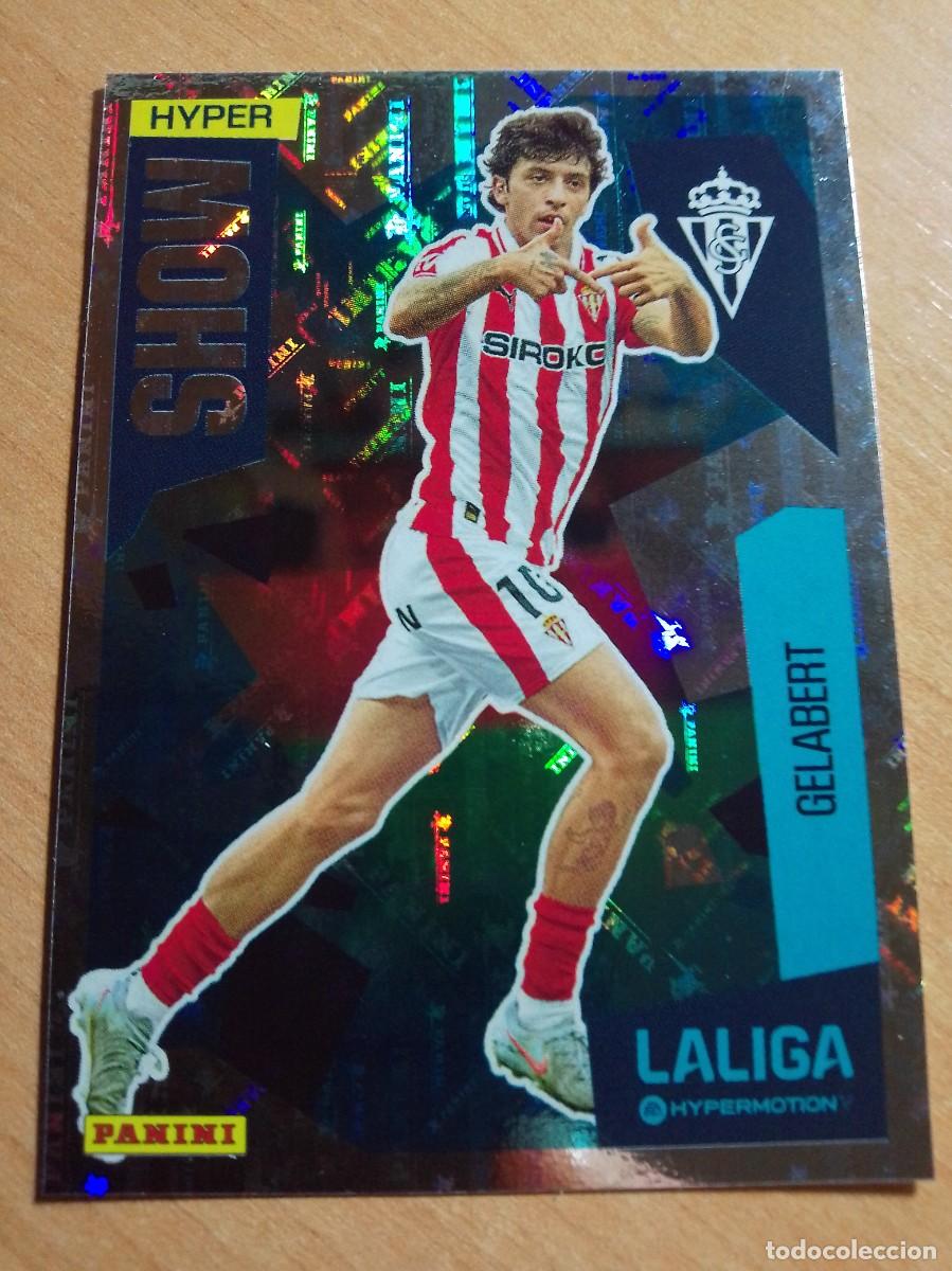 Football Stickers: 427 GELABERT HYPER SHOW DEL SPORTING DE GIJON 2&ordf; DIVISION HYPERMOTION 25 26 PANINI 2025 2026 NUEVO