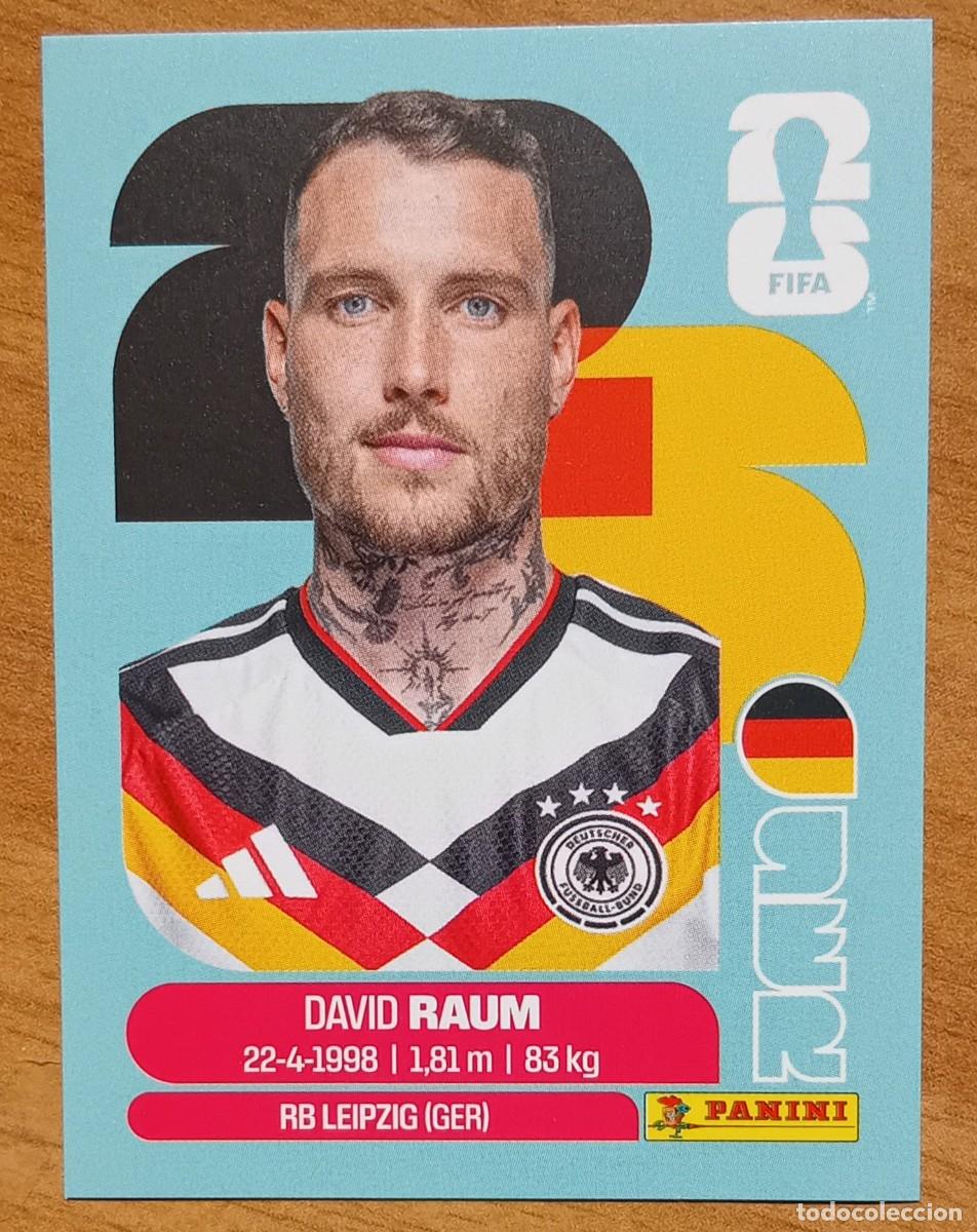 Cromos de F&uacute;tbol: Figurina Panini 2026 Cromo World Cup Usa Mundial 2026 David Raum Germany n GER 4