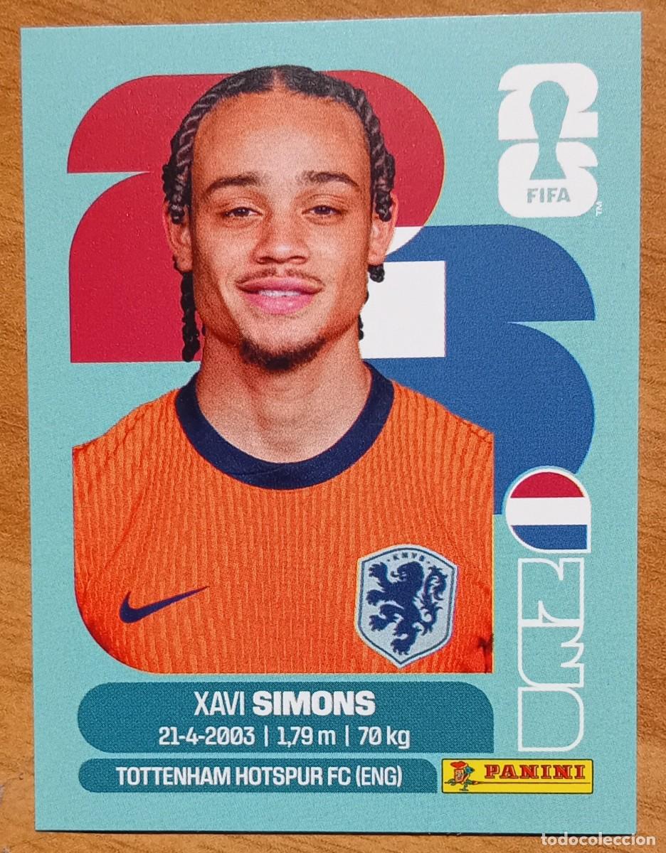 Cromos de F&uacute;tbol: Figurina Panini 2026 Cromo World Cup Usa Mundial 2026 Xavi Simons Netherlands n NED 15