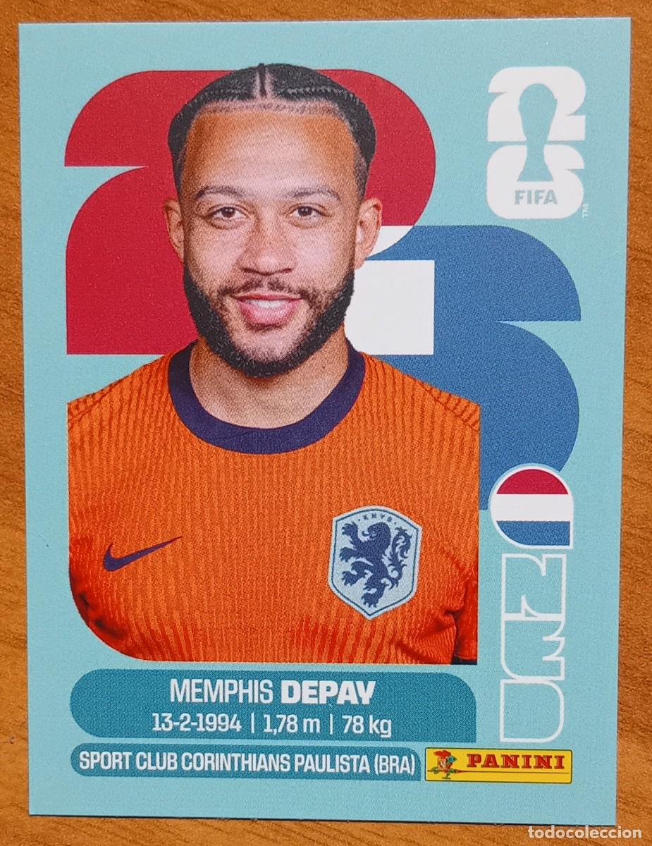Cromos de F&uacute;tbol: Figurina Panini 2026 Cromo World Cup Usa Mundial 2026 Memphis Depay Netherlands n NED 17