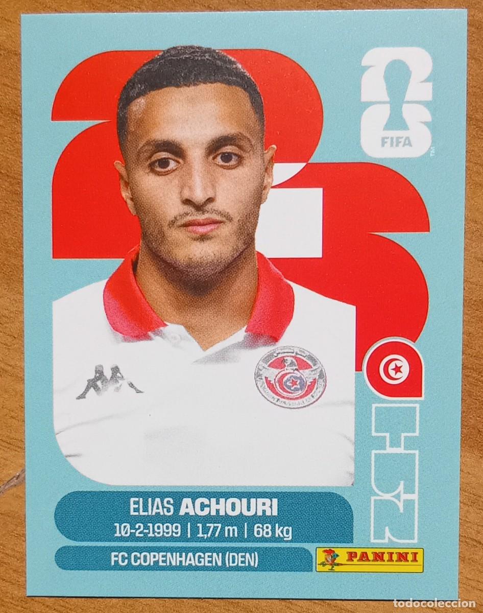 Cromos de F&uacute;tbol: Figurina Panini 2026 Cromo World Cup Usa Mundial 2026 Elias Achouri Tunisia n TUN 15