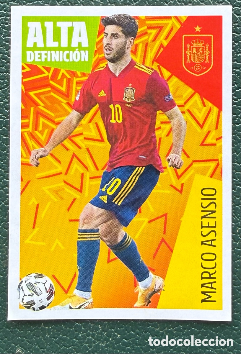 Football Stickers: 33 MARCO ASENSIO COLECCI&Oacute;N OFICIAL SELECCI&Oacute;N ESPA&Ntilde;OLA 2022 CARREFOUR PANINI LOS IDOLOS DE LA ROJA