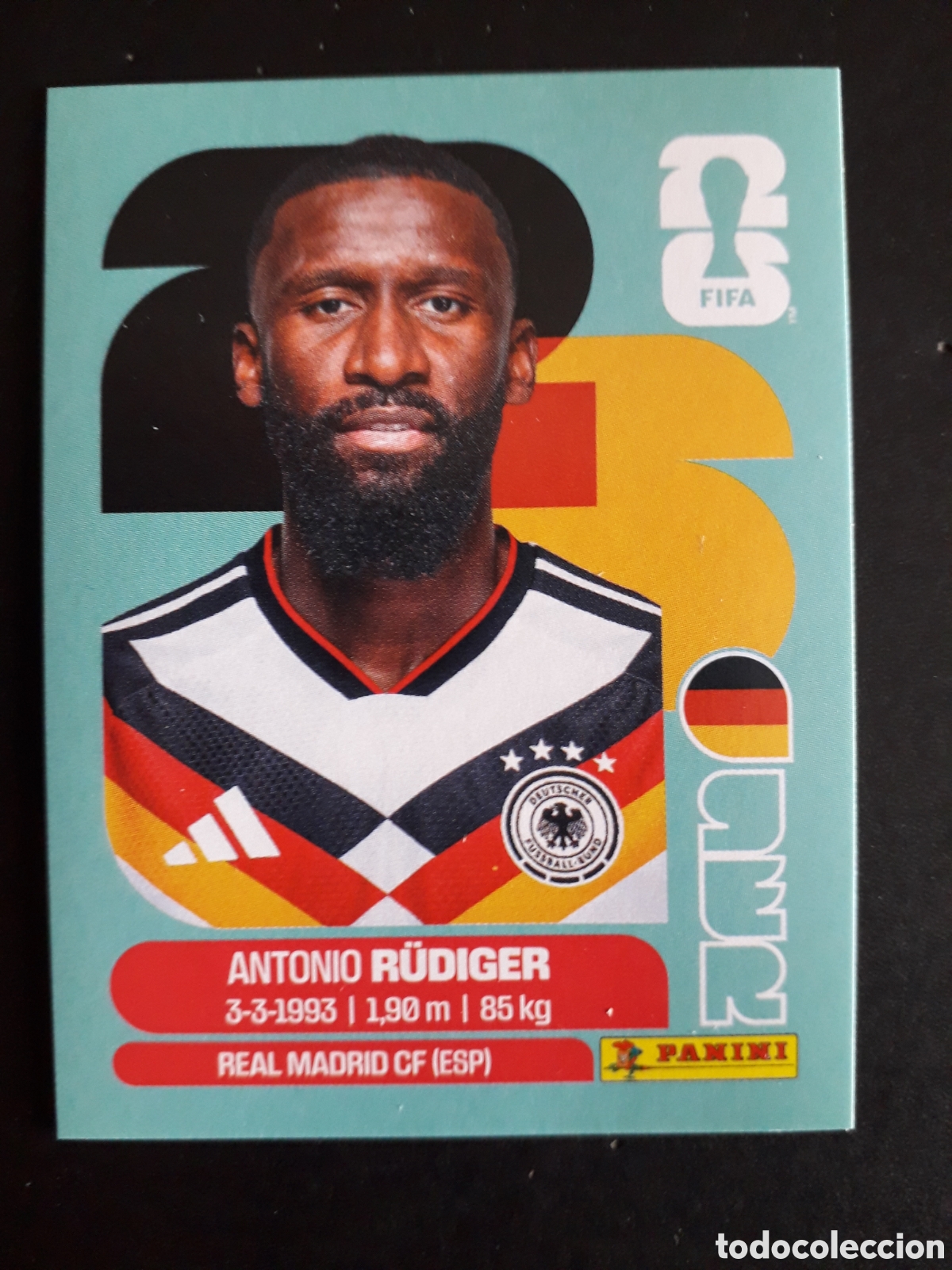 Football Stickers: R&Uuml;DIGER ALEMANIA GER 6 MUNDIAL F&Uacute;TBOL 2026 FIFA WORLD CUP PANINI SIN PEGAR PEDIDO M&Iacute;NIMO 3&euro;.