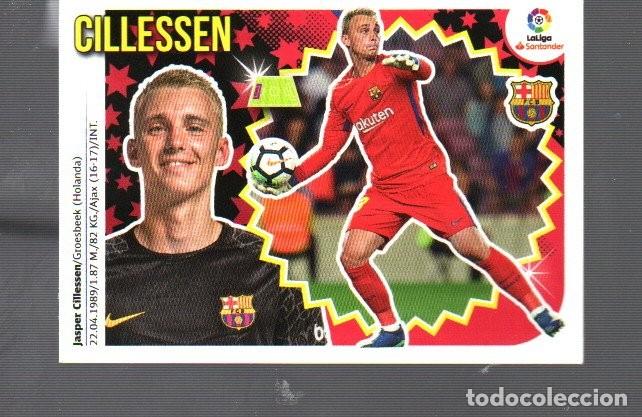 Cromos de F&uacute;tbol: CROMO DE FUTBOL LA LIGA 2018/19 EDITOR ESTE Y PANINI FC. BARCELONA N&ordm; 2 CILLESSEN