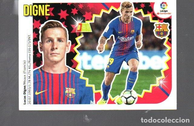 Cromos de F&uacute;tbol: CROMO DE FUTBOL LA LIGA 2018/19 EDITOR ESTE Y PANINI FC. BARCELONA N&ordm; 7 B DIGNE