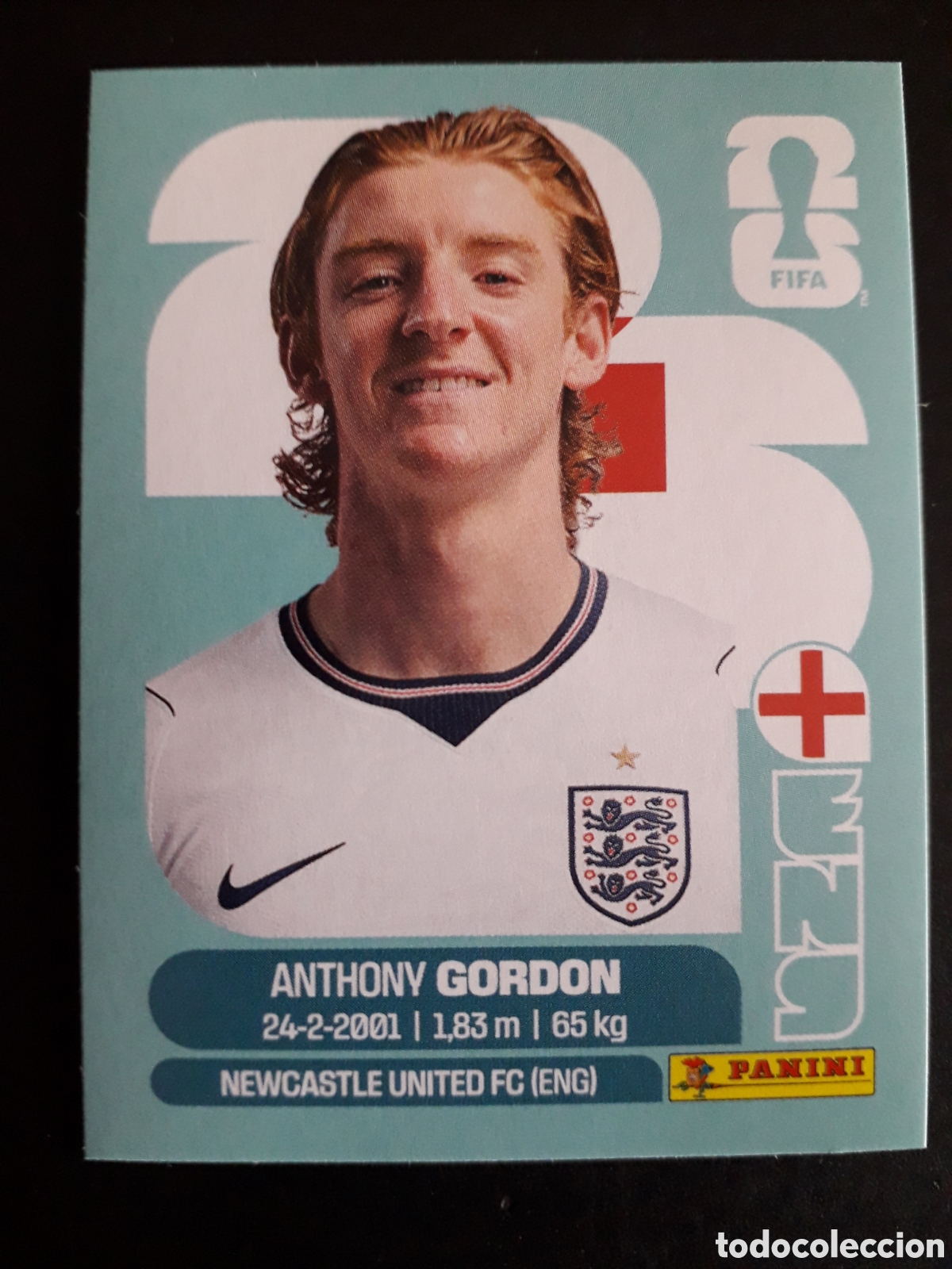 Cromos de F&uacute;tbol: GORDON INGLATERRA ENG 15 MUNDIAL F&Uacute;TBOL 2026 FIFA WORLD CUP PANINI SIN PEGAR PEDIDO M&Iacute;NIMO 3&euro;