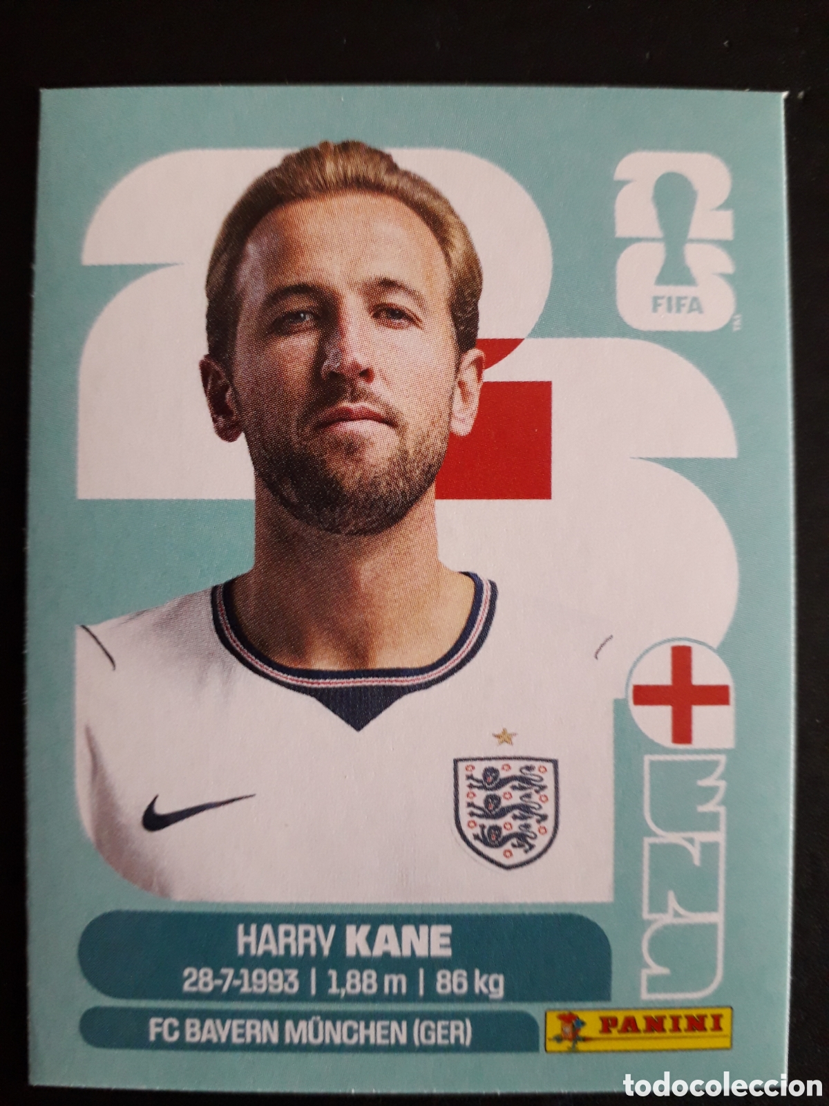 Cromos de f&uacute;tbol: KANE INGLATERRA ENG 18 MUNDIAL F&Uacute;TBOL 2026 FIFA WORLD CUP PANINI SIN PEGAR PEDIDO M&Iacute;NIMO 3&euro;