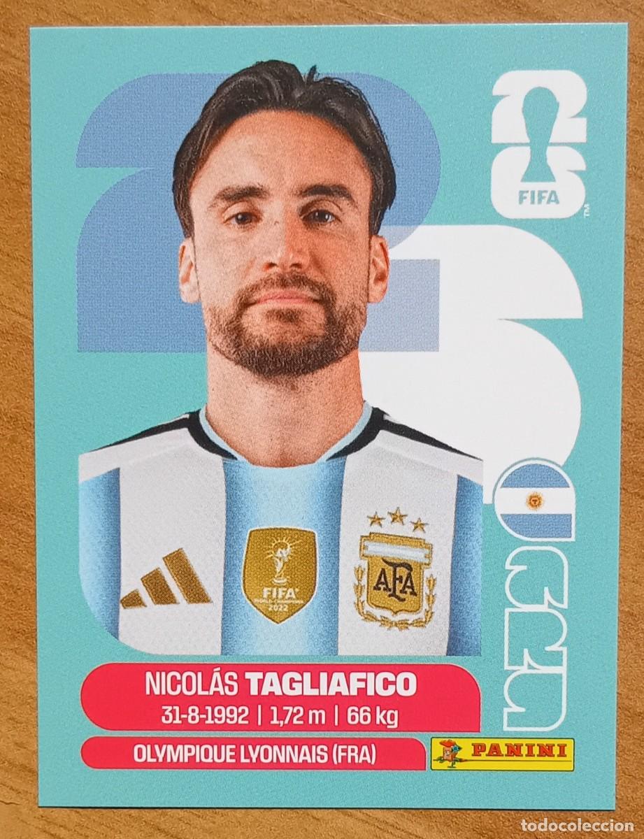 Cromos de F&uacute;tbol: Figurina Panini 2026 Cromo World Cup Usa Mundial 2026 Nicolas Tagliafico Argentina n ARG 6
