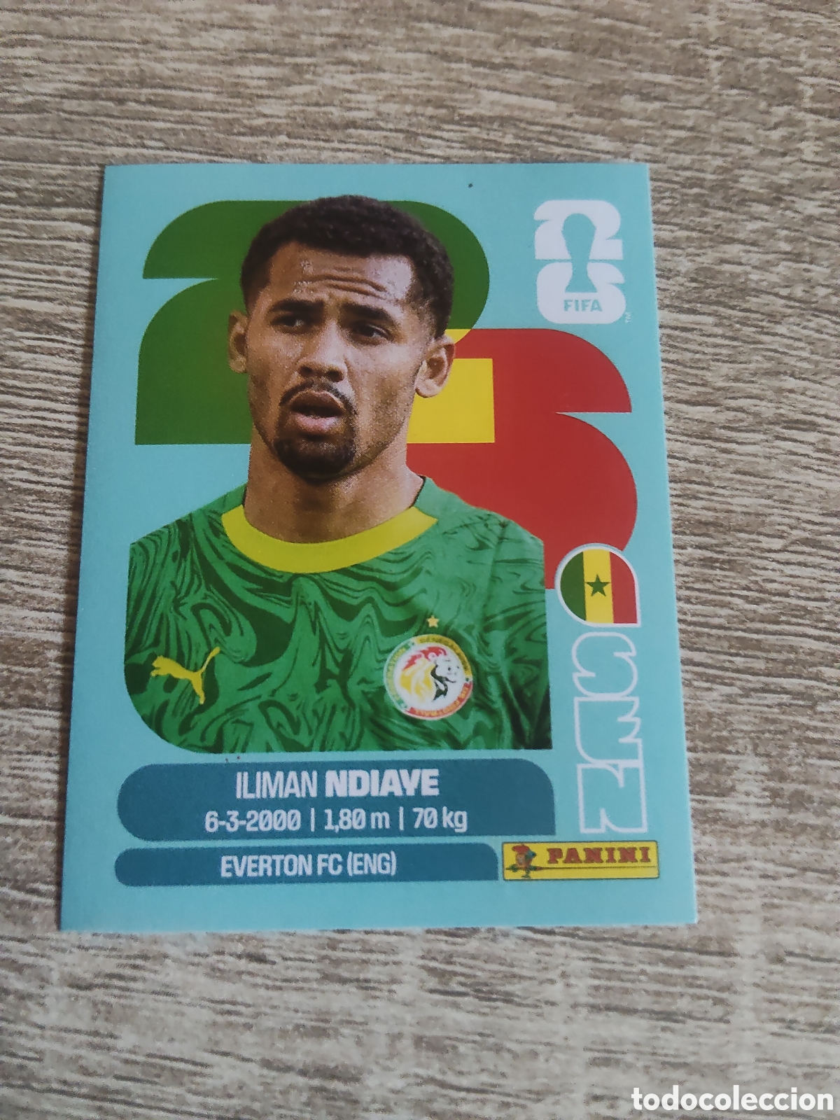 Cromos de F&uacute;tbol: Panini mundial 2026 SEN 18 Iliman Ndiaye Senegal