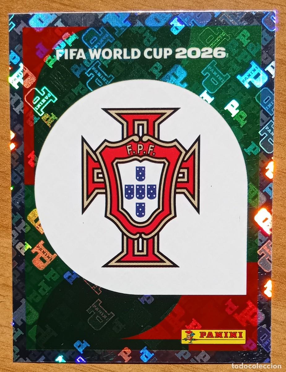 Cromos de F&uacute;tbol: Figurina Panini 2026 Cromo World Cup Usa Mundial 2026 scudetto escudo badge Portugal n POR 1