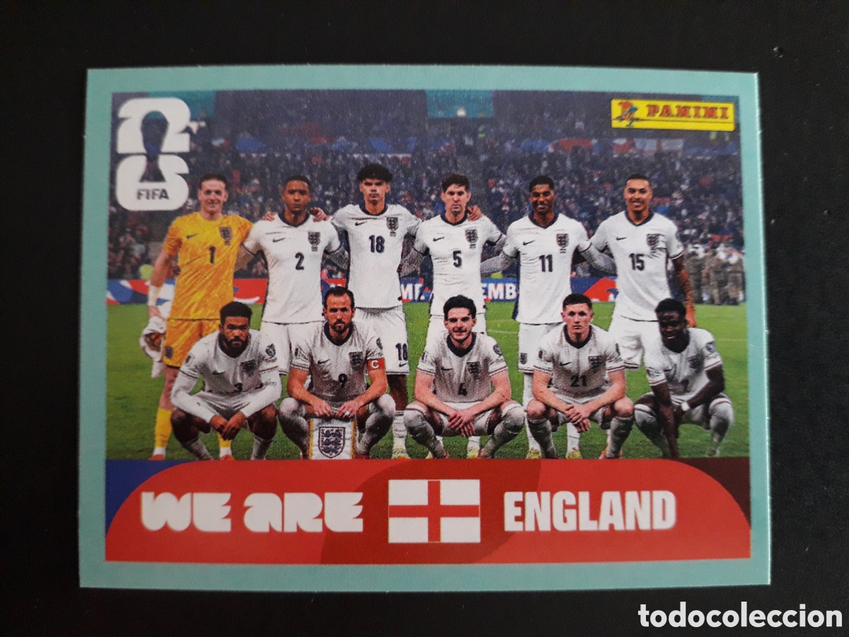 Cromos de F&uacute;tbol: EQUIPO INGLATERRA ENG 13 MUNDIAL F&Uacute;TBOL 2026 FIFA WORLD CUP PANINI SIN PEGAR PEDIDO M&Iacute;NIMO 3&euro;.