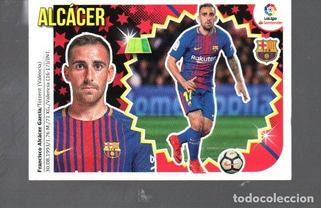 Cromos de F&uacute;tbol: CROMO DE FUTBOL LA LIGA 2018/19 EDITOR ESTE Y PANINI FC. BARCELONA N&ordm; 15 B ALC&Aacute;CER