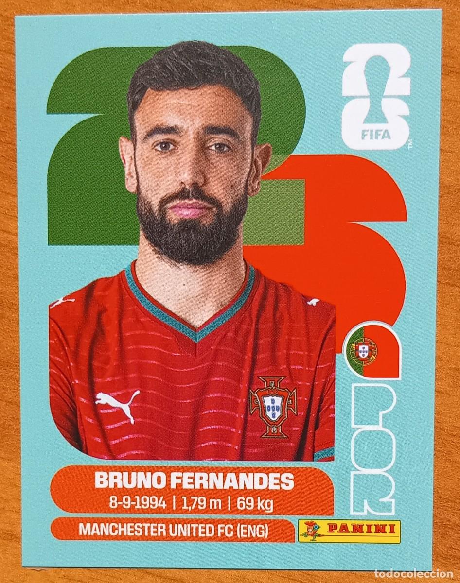 Cromos de F&uacute;tbol: Figurina Panini 2026 Cromo World Cup Usa Mundial 2026 Bruno Fernandes Portugal n POR 10
