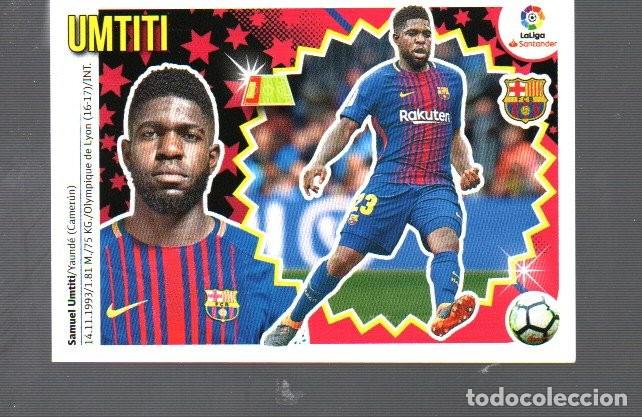 Cromos de F&uacute;tbol: CROMO DE FUTBOL LA LIGA 2018/19 EDITOR ESTE Y PANINI FC. BARCELONA N&ordm; 6 UMTITI