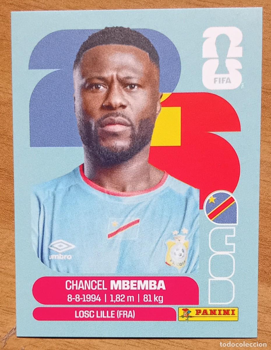 Cromos de F&uacute;tbol: Figurina Panini 2026 Cromo World Cup Usa Mundial 2026 Chancel Mbemba Congo n COD 6