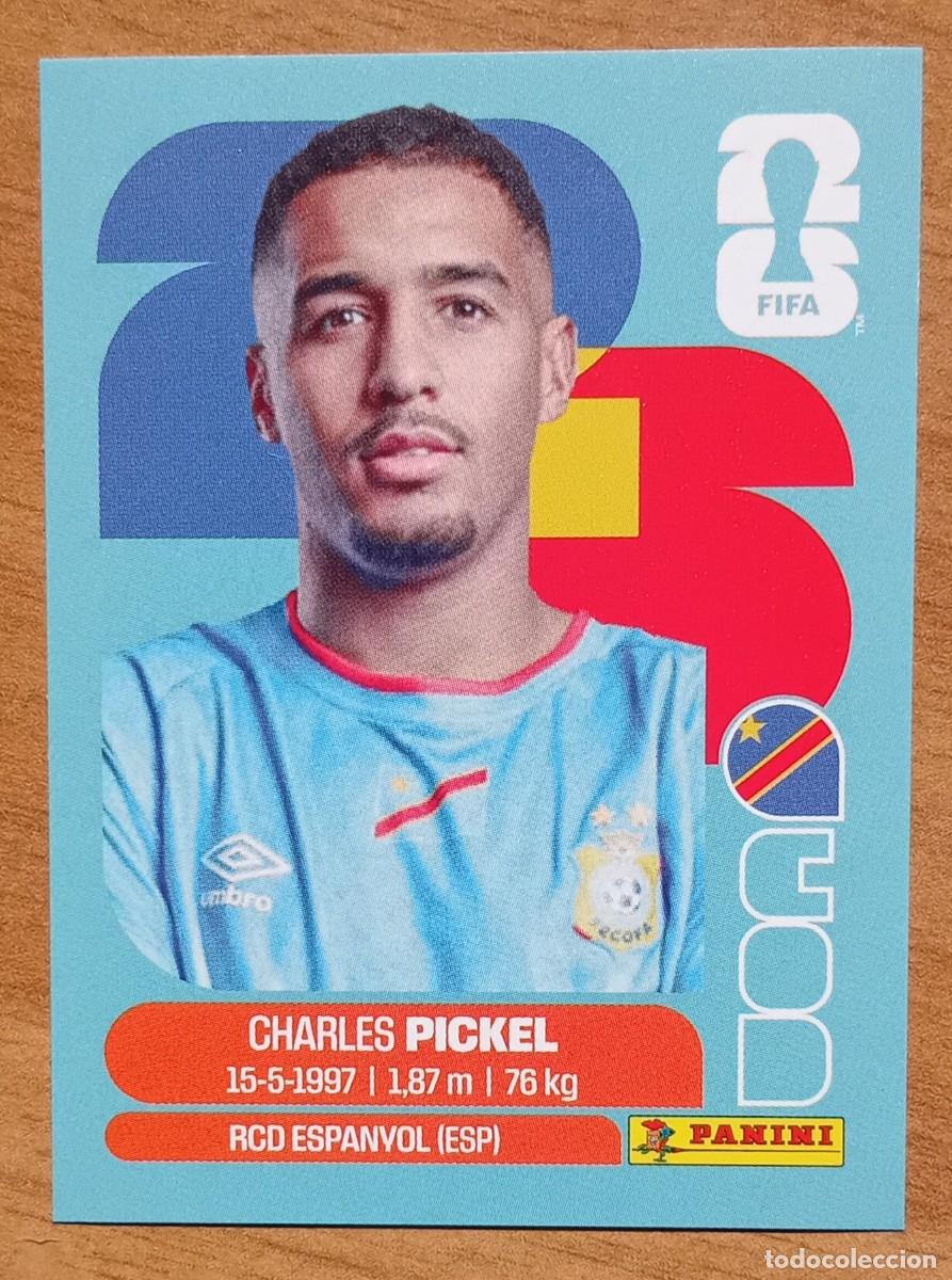 Cromos de F&uacute;tbol: Figurina Panini 2026 Cromo World Cup Usa Mundial 2026 Charles Pickel Congo n COD 8