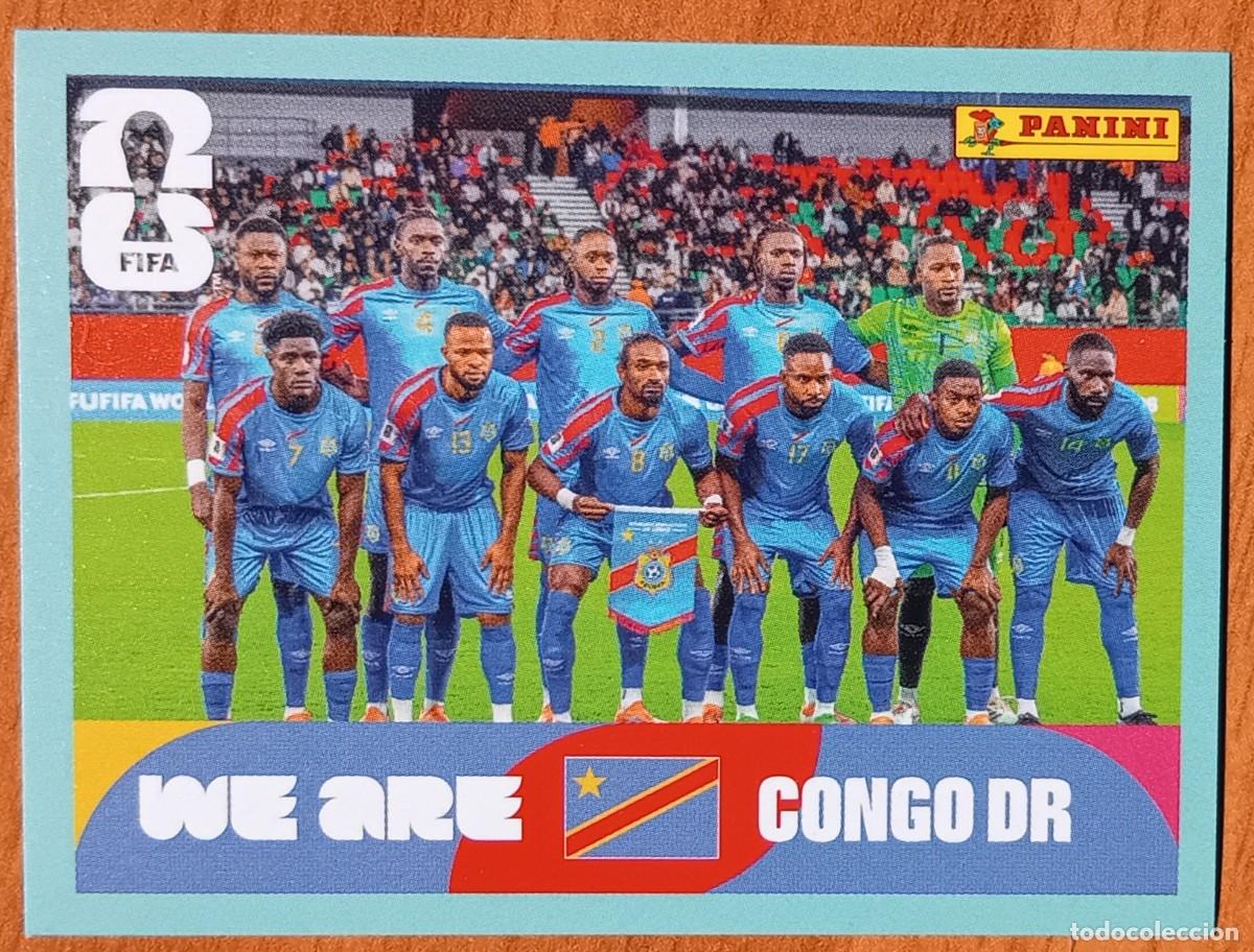 Cromos de F&uacute;tbol: Figurina Panini 2026 Cromo World Cup Usa Mundial 2026 squadra alineaci&oacute;n team Congo n COD 13