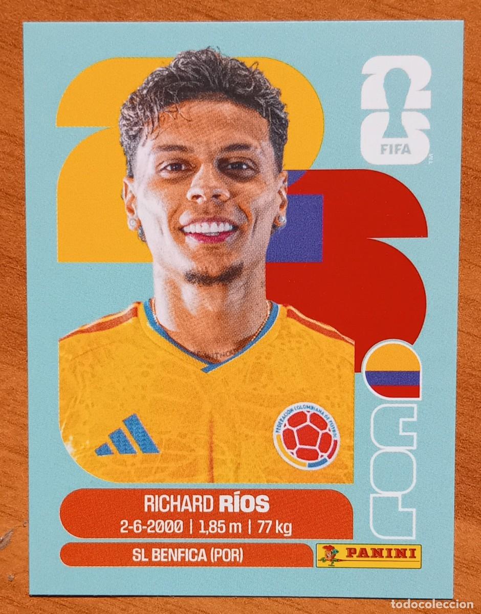 Cromos de F&uacute;tbol: Figurina Panini 2026 Cromo World Cup Usa Mundial 2026 Richard Rios Colombia n COL 12