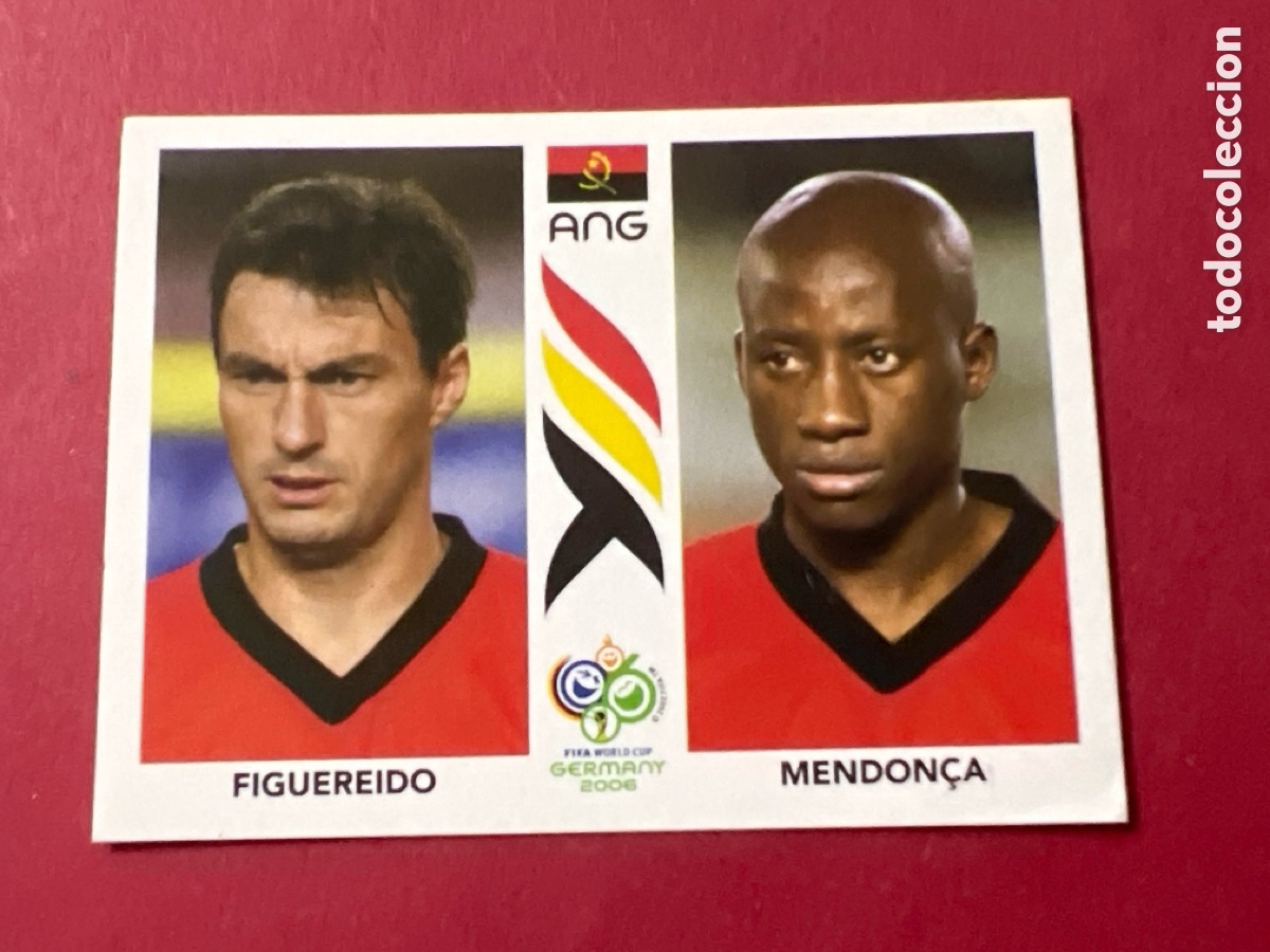 Cromos de F&uacute;tbol: C1618. MUNDIAL ALEMANIA 2006 PANINI N&ordm; 307 FIGUEREIDO-MENDON&Ccedil;A ANGOLA - GERMANY 06 &ndash; NUEVO SIN PEGAR