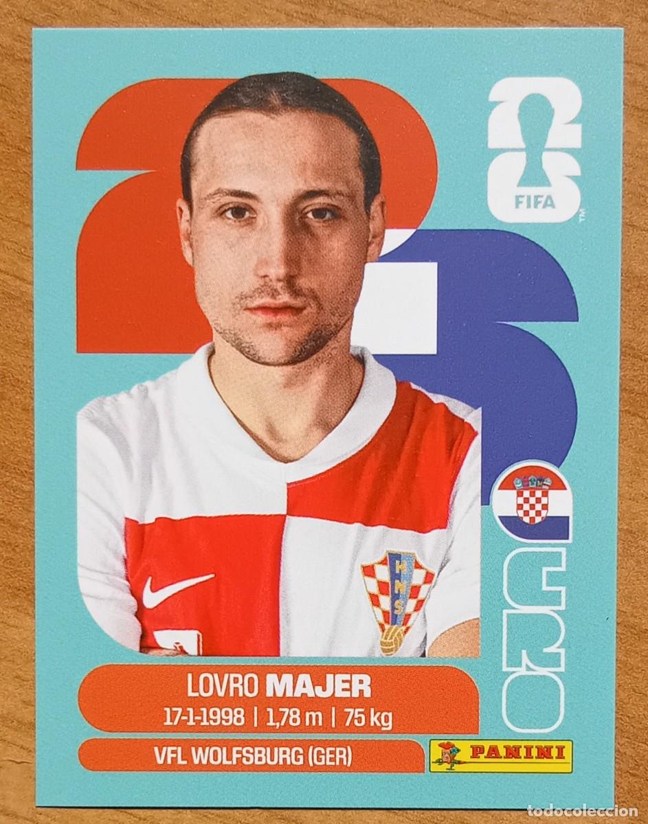 Cromos de F&uacute;tbol: Figurina Panini 2026 Cromo World Cup Usa Mundial 2026 Lovro Majer Croatia n CRO 12