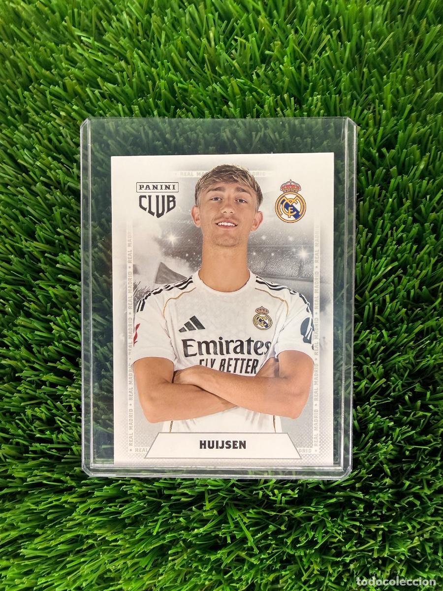 Cromos de F&uacute;tbol: N&ordm; 12 Huijsen ADN Real Madrid CF Panini Club Real Madrid CF 25 26