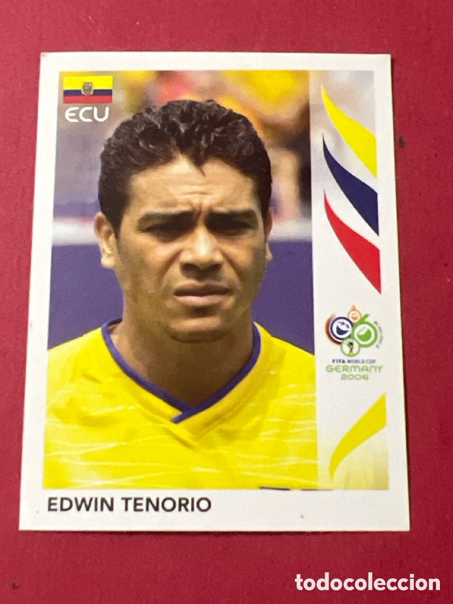 Cromos de F&uacute;tbol: 87 EDWIN TENORIO (ECUADOR) MUNDIAL ALEMANIA 2006 - PANINI STICKER - FIFA WORLD CUP GERMANY 2006