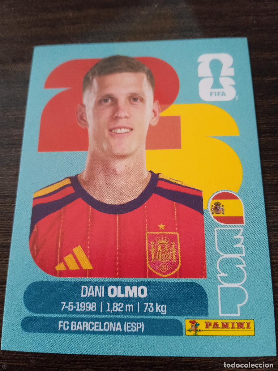 Cromos de F&uacute;tbol: Cromo Mundial Futbol 2026 Panini canada usa Mexico Espa&ntilde;a Dani Olmo ESP 16