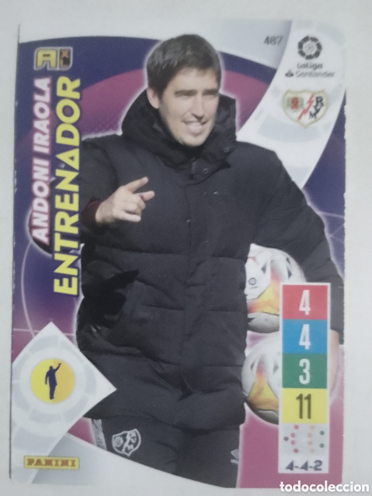 Cromos de F&uacute;tbol: Adrenalyn XL 2021-22 n&deg; 487 Andoni Iraloa &bull; Rayo Vallecano.